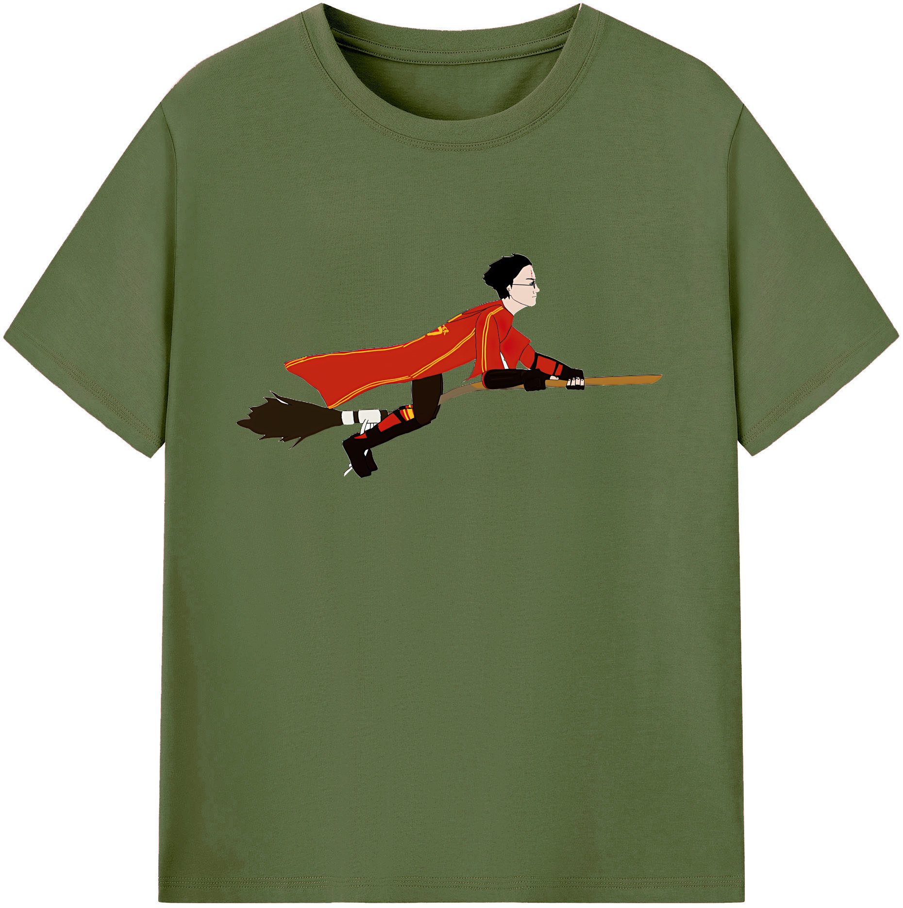 （画像用） Harry Potter ハリー・ポッターシリーズ 綿100％半袖Tシャツ（フロントプリント）